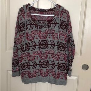 American Eagle patterned sweatshirt